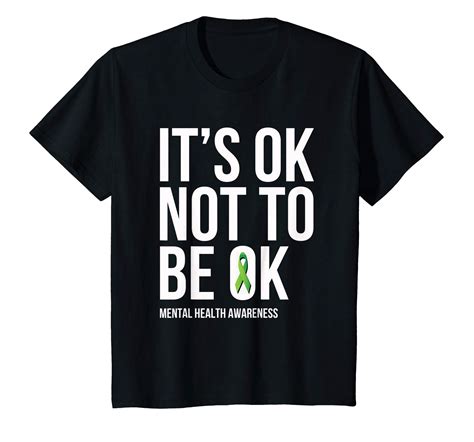Fight The Stigma Green Ribbon Mental Health T Shirt