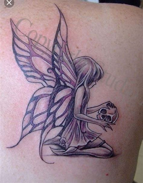 Fairy Tattoo Outlines For Women Belajar Menggambar