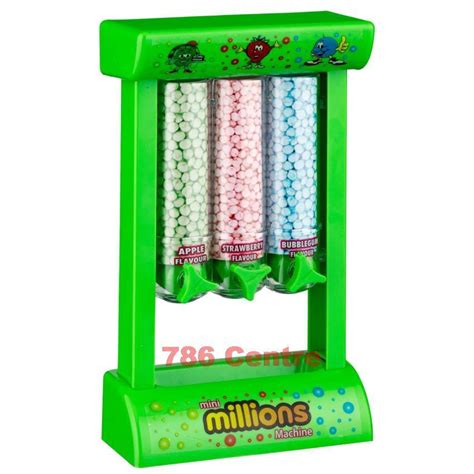 21cm Mini Millions Sweet Candy Dispenser Machine 3 Mini Bags Flavoured