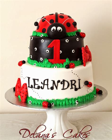 Delanas Cakes Ladybug Birthday Cake