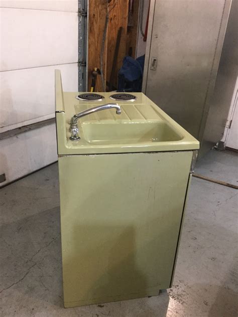 Kitchenette Refrigerator And Stove And Sink Combo