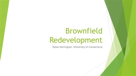 Ppt Brownfield Redevelopment Powerpoint Presentation Free Download