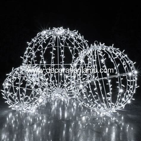 Christmas Large Outdoor Led Sphere Waterproof Ball Light Outdoor