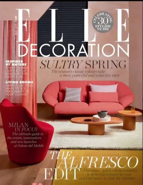 Elle Decoration May 19 Elle Decor Elle Decor Magazine Elle Decor Uk