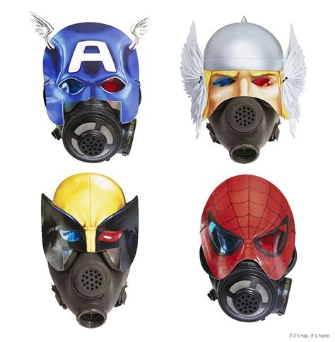 Superhero Gas Masks By Kata Legrady If Its Hip Its Here
