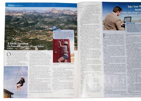 Zion Ponderosa Featured In St George Magazine Blog