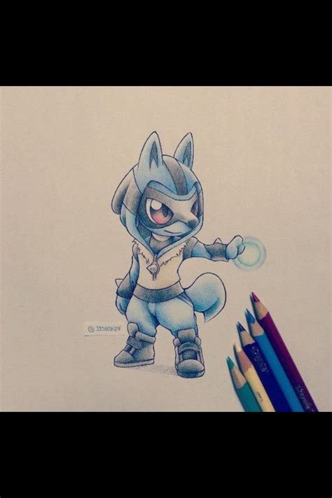 Lucario Drawing So Cute Pokemon Pencils Pokemon Pokemon Drawings