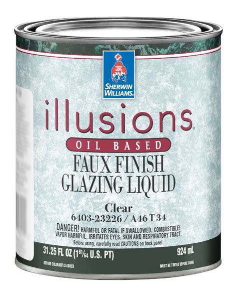 Illusions Oil Based Faux Finish Glazing Liquid Allows The Creation Of A Variety Of Finishes On