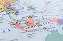 Indonésia Mapa Stock Foto Royalty-Free 185126544 | iStock