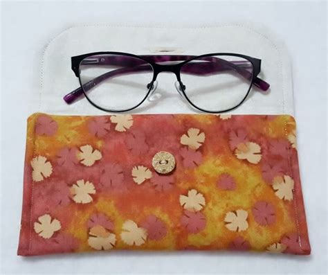 Glasses Case Soft Fabric Eyewear Pouch Sunglasses Case With Etsy