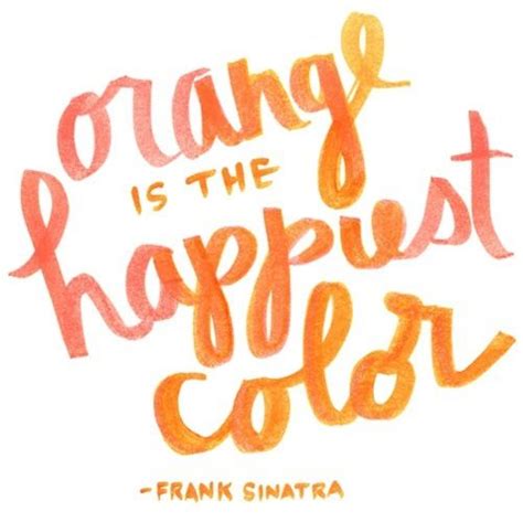 Orange Words Wise Words Happy Colors