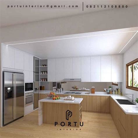 10 Model Kitchen Set Desain Terbaru Hasil Produksi Portu Interior Portu