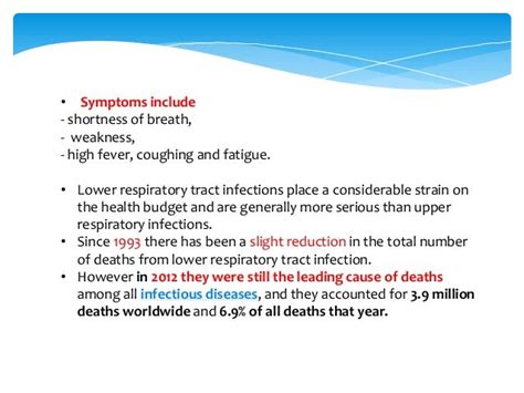 Lower Respiratory Tract Infection
