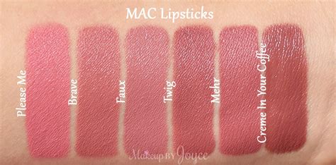 MAC Brave Faux Lipstick Dupe Comparison Swatches Pixel Lipstick Mac Velvet