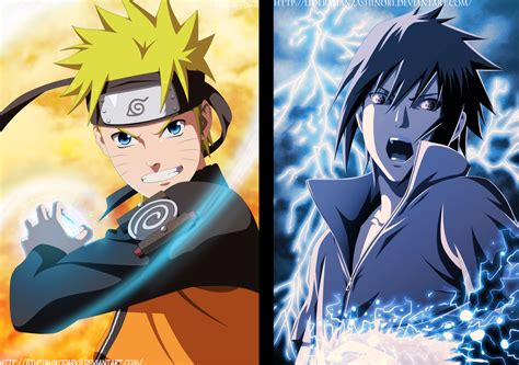 Naruto And Sasuke Collab Lider Alianza Shinobi By Iitheyahikodarkii On