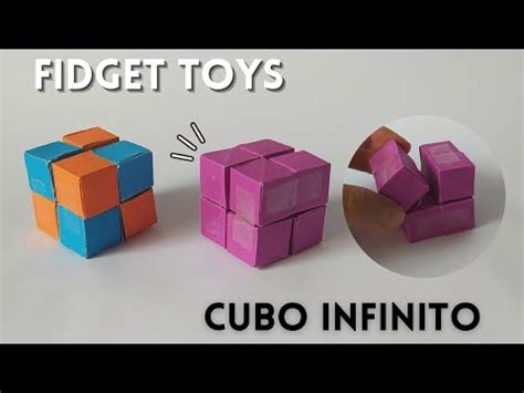 Cubo Infinito De Papel Passo A Passo Fidgettoys Youtube