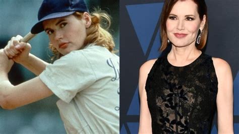 Geena Davis As Dottie Hinson In A League Of Their Own Geena Davis At