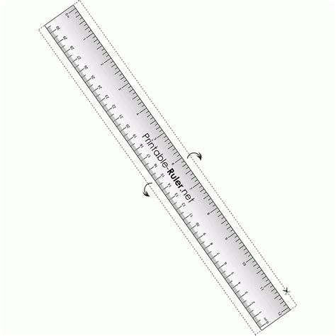 Ruler Printable 85 X 11 Printable Ruler Actual Size Ruler Printable