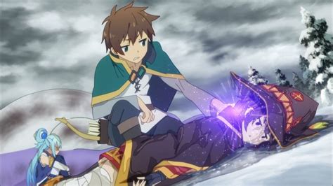Labyrinth of hope and the gathering of adventurers (2019 video game) megumin. Image result for megumin and kazuma | Anime, Manga anime ...