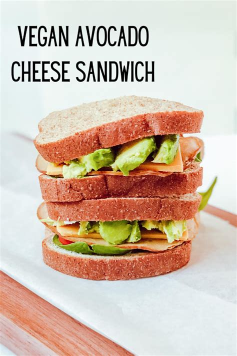 Simple Vegan Avocado Cheese Sandwich Sincerely Denise