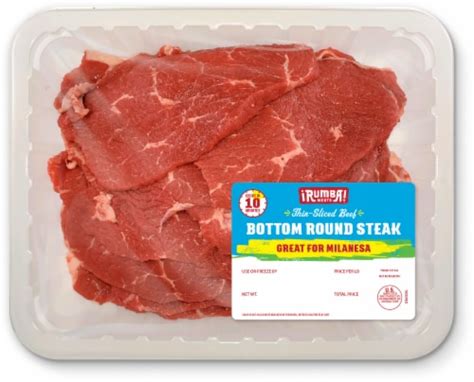 Rumba Meats Thin Sliced Bottom Round Beef Steak 1 Lb Qfc