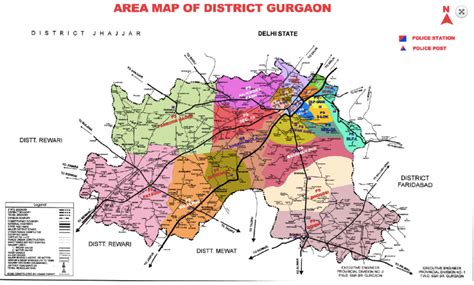 Check Out The Detailed Map Of Gurgaon Haryana Explore Ncr