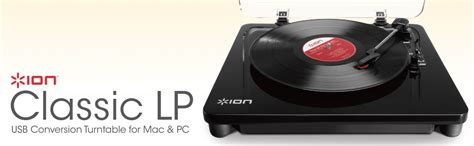 Ion Classic Lp Usb Conversion Turntable For Mac And Pc Uk
