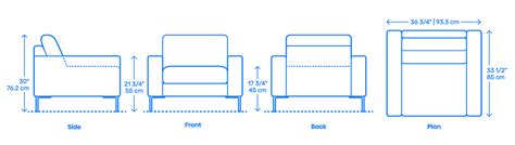 Arena Armchair Dimensions And Drawings Dimensionsguide
