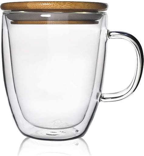 double wall borosilicate glass coffee mug cup 16 ounce synchkg086290 buy online at best price
