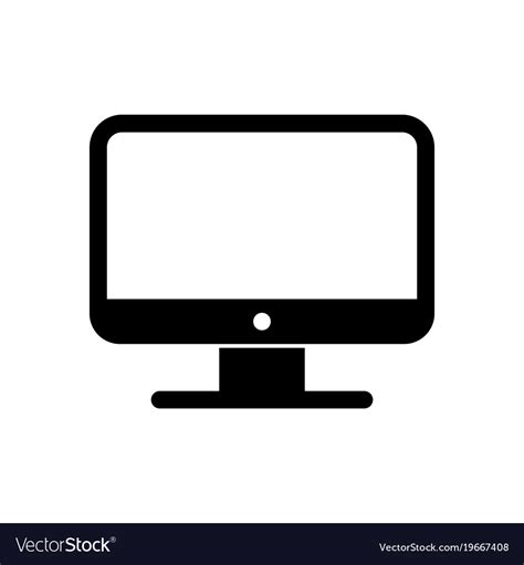 You must have noticed that your friends use different computer symbols and make their social networking site profile look really interesting. Desktop computer icon computer screen symbol Vector Image