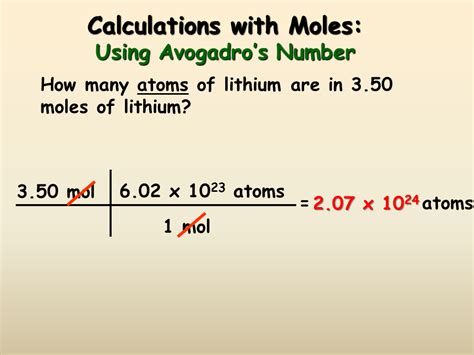 The Mole Presentation Chemistry