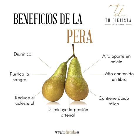 Beneficios De La Pera Beneficios De La Fruta Frutas Y Verduras Salud Y