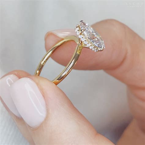 hidden halo diamond engagement ring ascot diamonds
