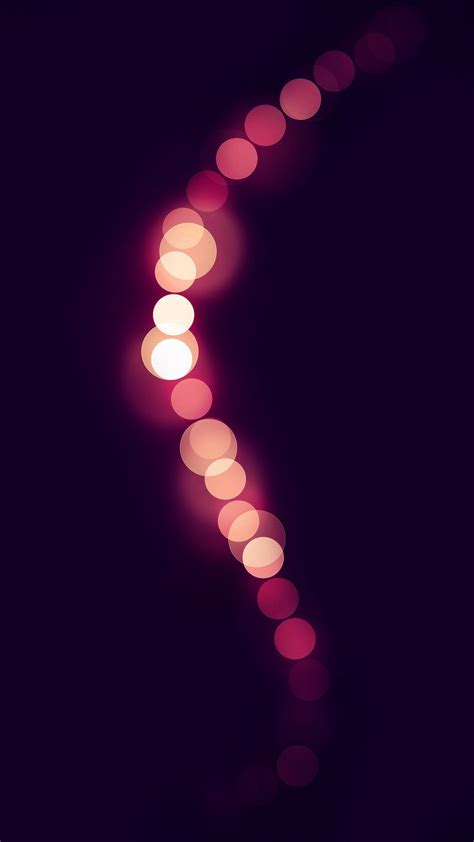 Pink Light Circles Android Wallpaper Free Download