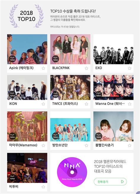 Discover more posts about 2018 melon music awards. 2018 Melon Music Awards Announces Winners For Top 10 ...