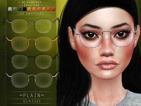 Plain Glasses Kids Ver At Blahberry Pancake Sims 4 Updates