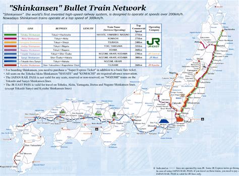 If you use the shinkansen, you can move comfortably between clicking the image will display this shinkansen map on the official website of japan rail pass on a separate page. Bullet Train Japan Map