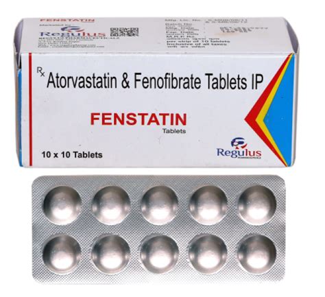 Fenstatin Atorvastatin Mg Fenofibrate Mg Tablet