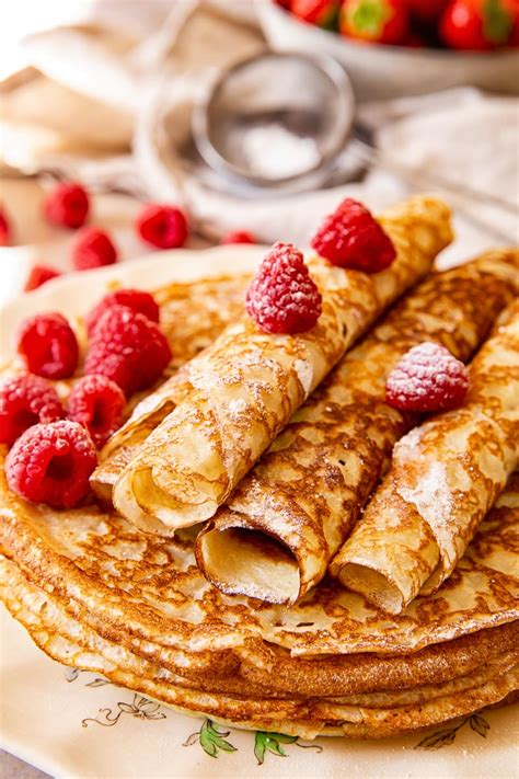 Russian Crepes Blini Video Thin And Delicate Pancakes