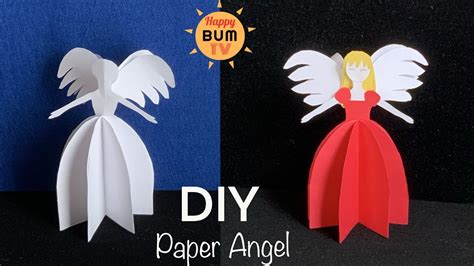 How To Make Paper Angel For Christmas Decoration I Diy Christmas Angel