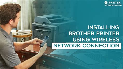 Installing Brother Printer Using Wireless Network Connection Youtube