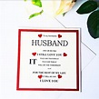 Husband Valentine Card, Valentines I Love You Card for Husband - Etsy ...