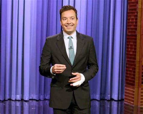 In This Image Released By Nbc Host Jimmy Fallon Appears During His
