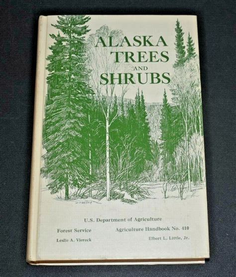 Alaska Trees And Shrubs Hardcover Leslie A Viereck Illustrated Guide