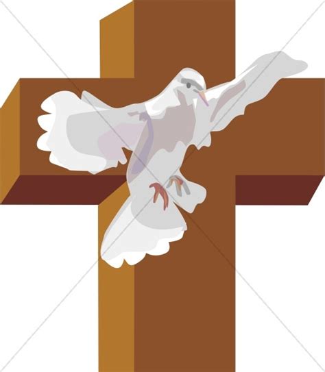 Dove With Cross Free Download On Clipartmag