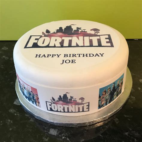 Fortnite Logo Edible Icing Cake Topper The Caker Online