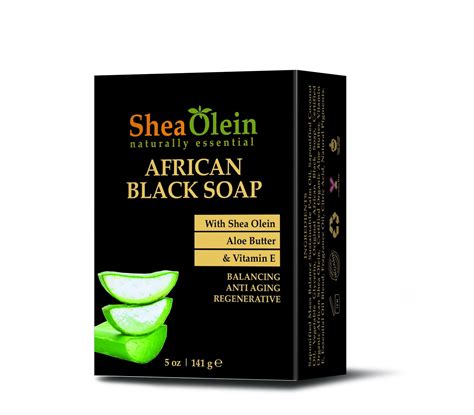 Sheaolein African Black Soap With Shea Olein Aloe Butter And Vitamin E