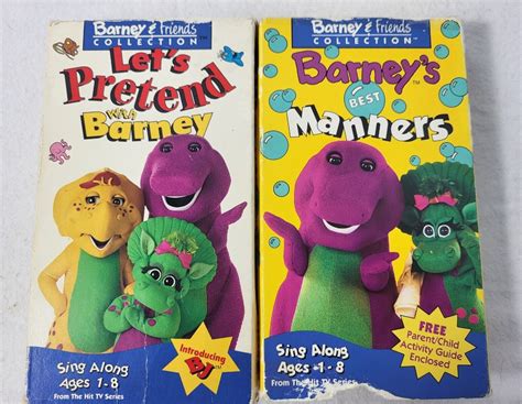 Barney Friends Vhs Lot Of Manners Let S Pretend Musical The Best Porn