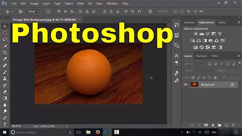 How To Change Background Color In Photoshop Cc Tutorial Youtube