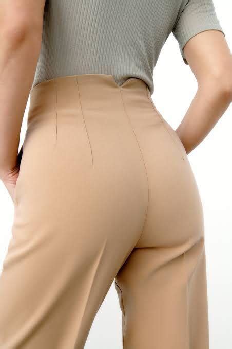 Zara Nude Trouser Women S Fashion Bottoms Jeans On Carousell